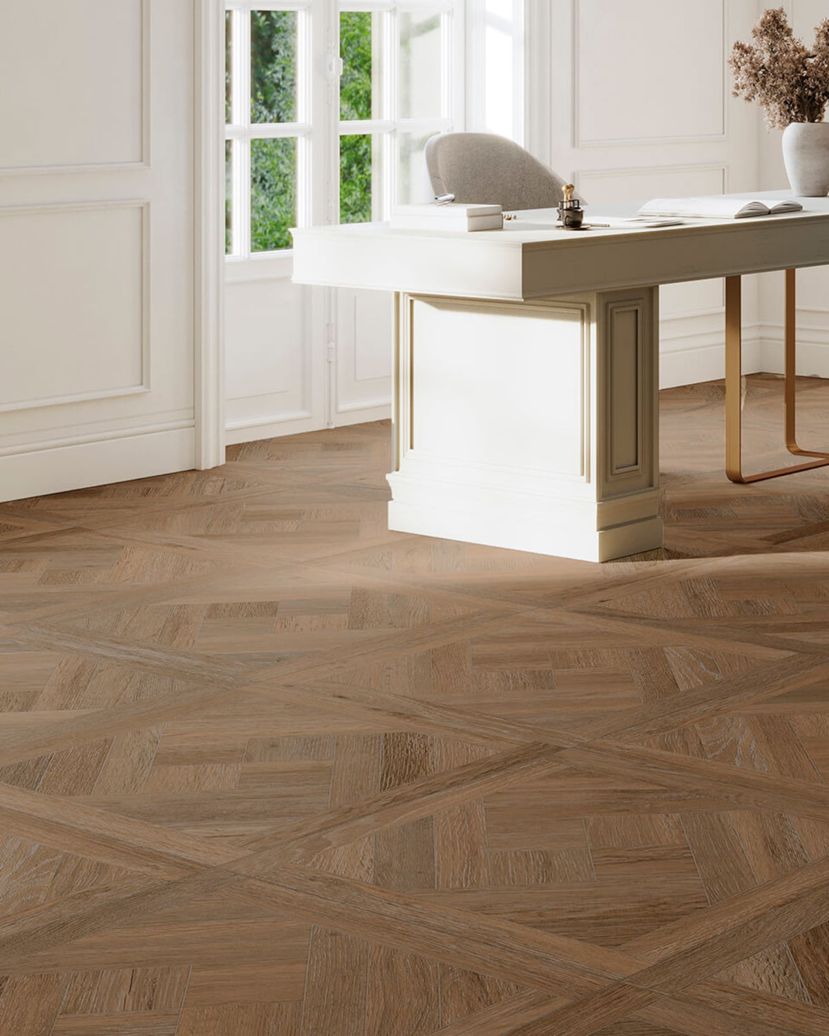 Versailles Parquet Oak Wood Effect Porcelain Tiles