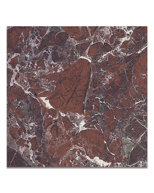 Rosso Levanto Marble Effect Matte Finish Porcelain Tiles