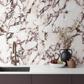 Calacatta Viola Marble Effect Matte Finish Porcelain Tiles