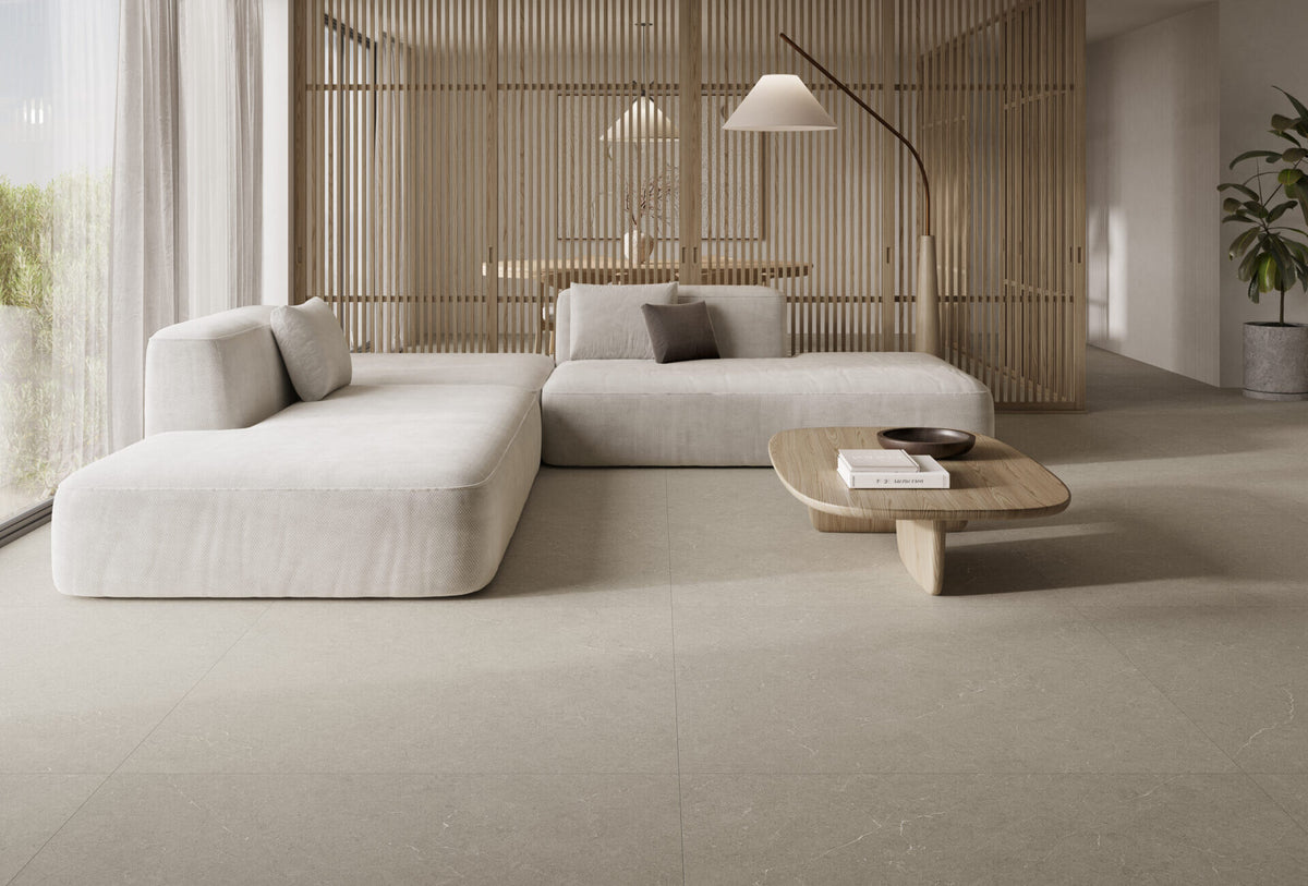 Bergstein Beige tile - room shot 2