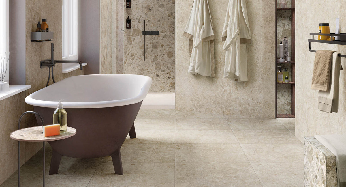 Elysian Desert Stone tile - room shot 5