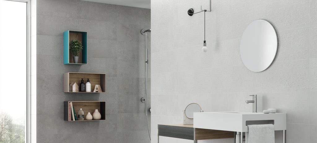 Neutral White tile - room shot 3