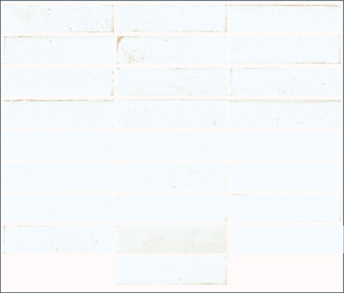 Asha Blanco Brick Effect Tiles 75x300mm