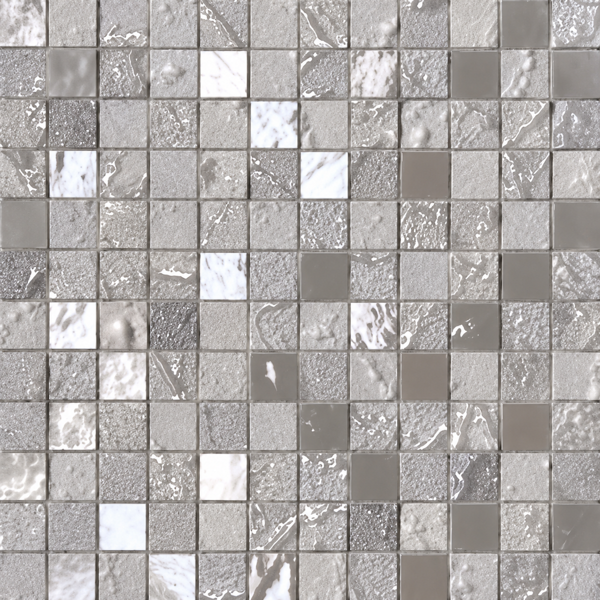 Four Seasons Autumn Mosaic Grey Tiles 300x300mm