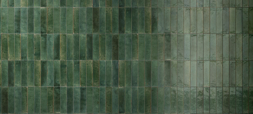 Luminous – Lume Green tile - room shot 2
