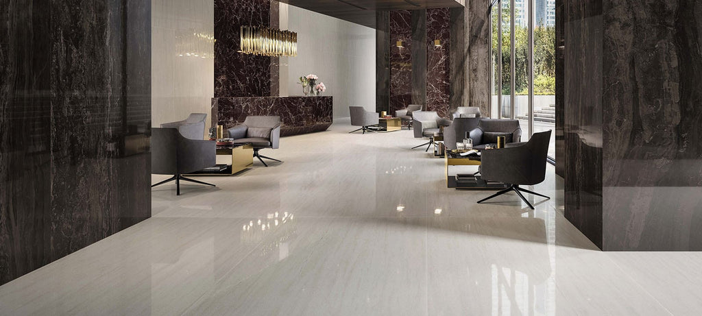 Marvel Absolute Brown tile - room shot 2