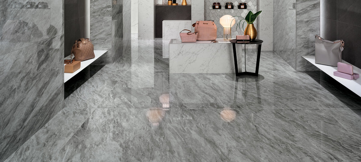 Marvel Bardiglio Grey tile - room shot 6