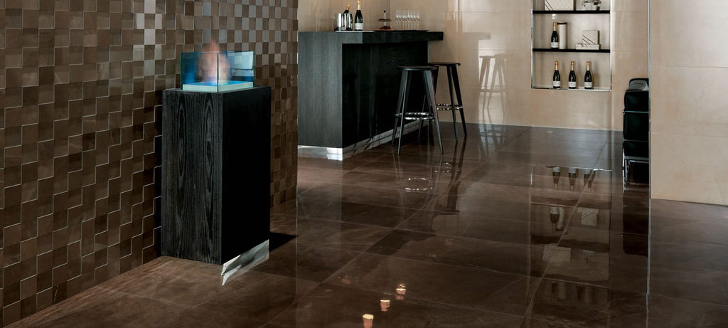 Marvel Bronze Luxury tile - room shot 2