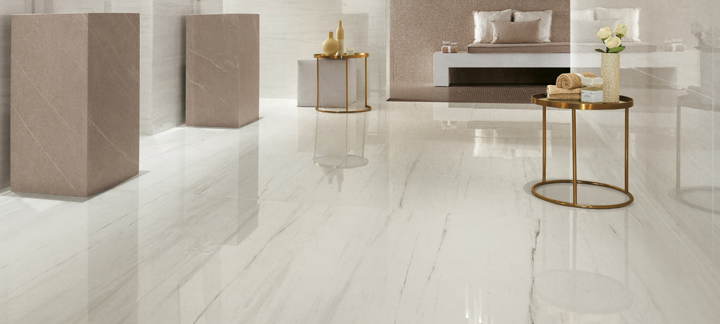 Marvel Bianco Dolomite tile - room shot 4