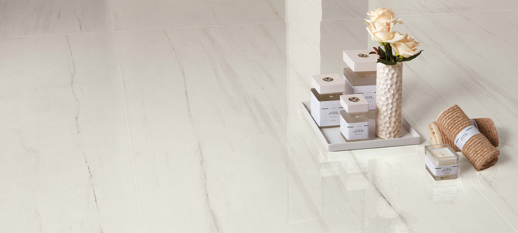 Marvel Bianco Dolomite tile - room shot 9