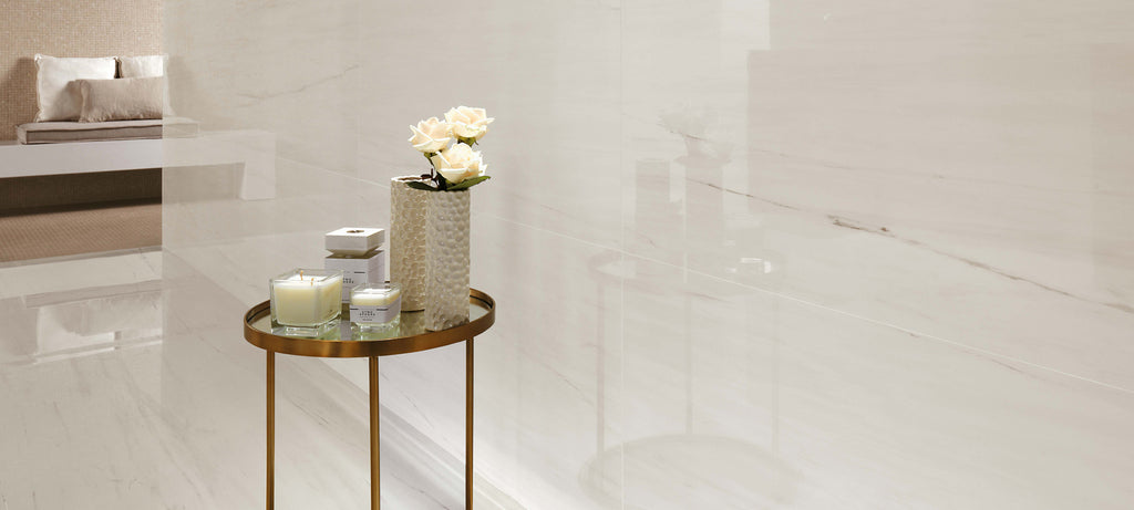 Marvel Bianco Dolomite tile - room shot 10