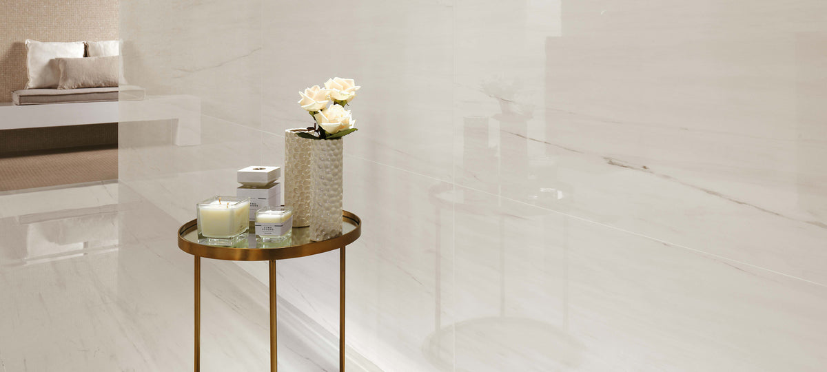 Marvel Bianco Dolomite tile - room shot 10