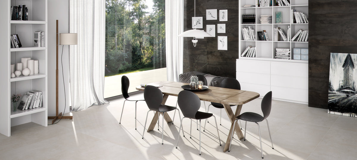 Neutral White tile - room shot 2
