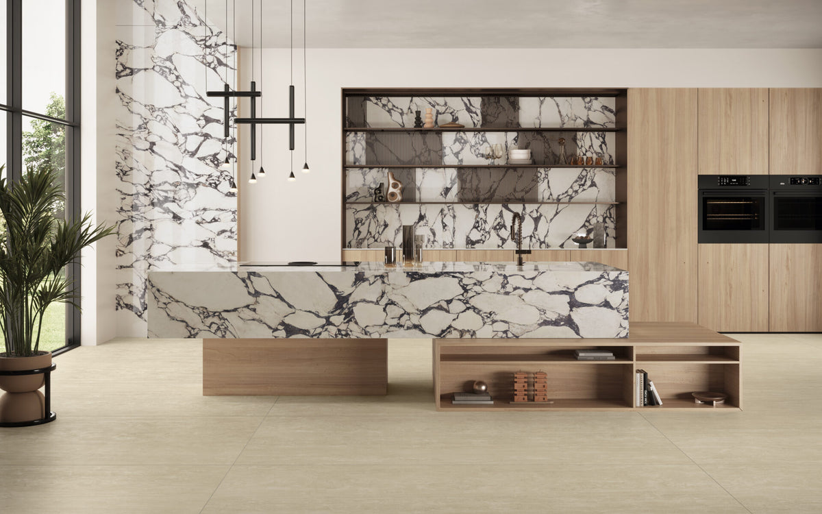Marvel Epic Calacatta Viola tile - room shot 3