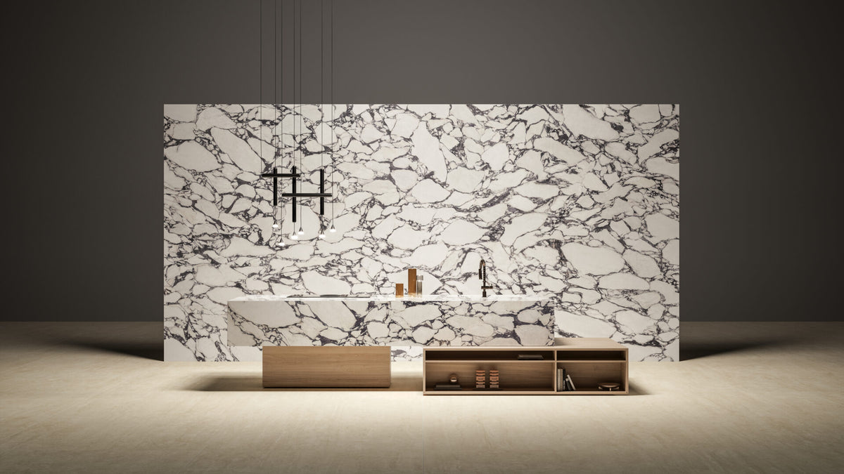 Marvel Epic Calacatta Viola tile - room shot 2