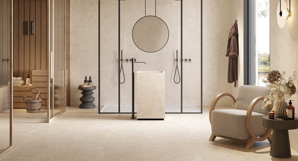 Elysian Desert Stone tile - room shot 2