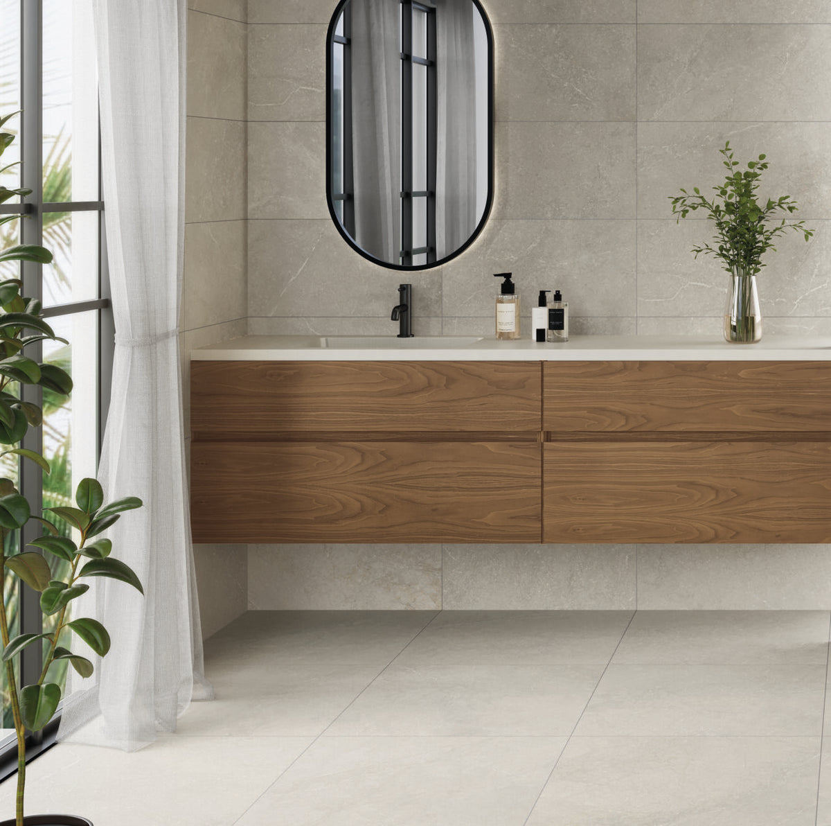 Munich Sand tile - room shot 2