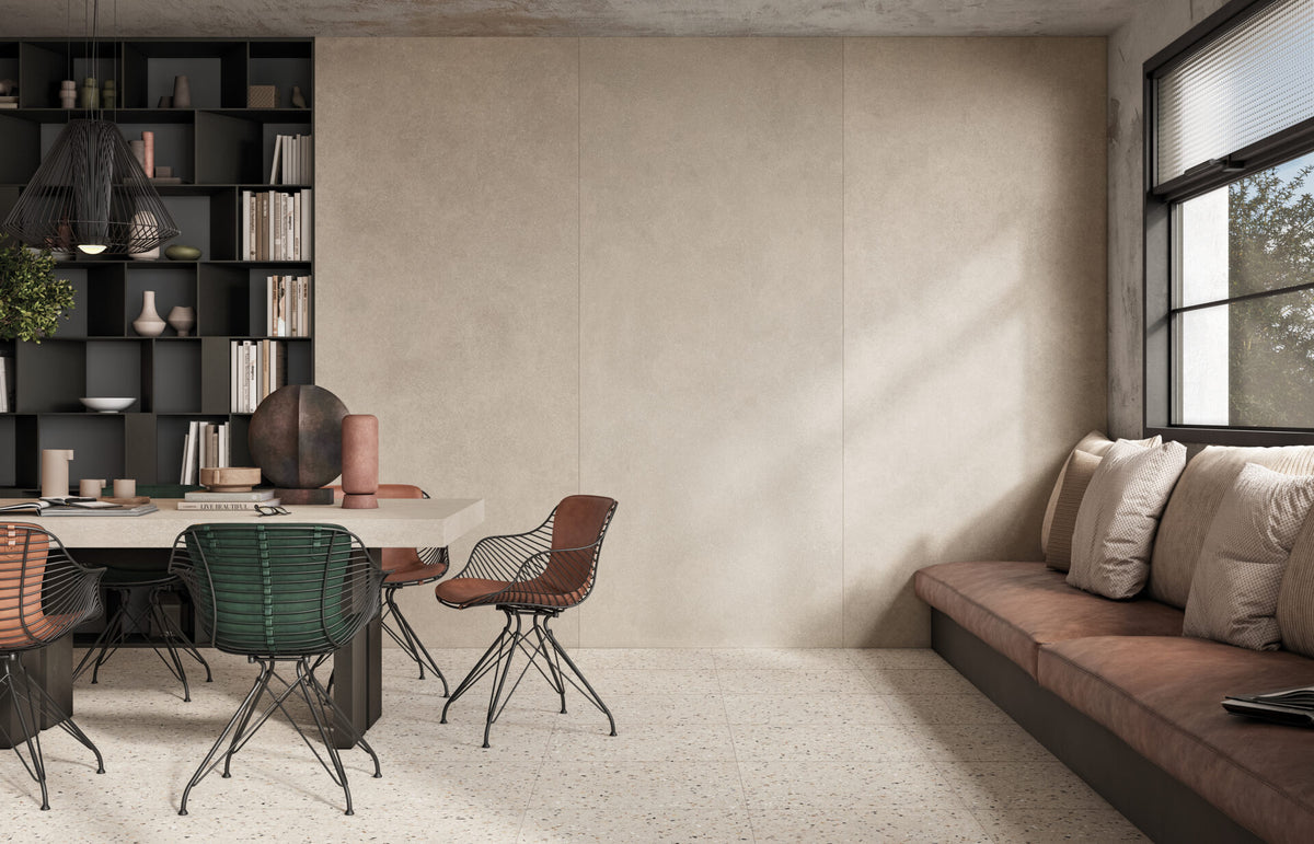 ReConcrete Rice tile - room shot 2
