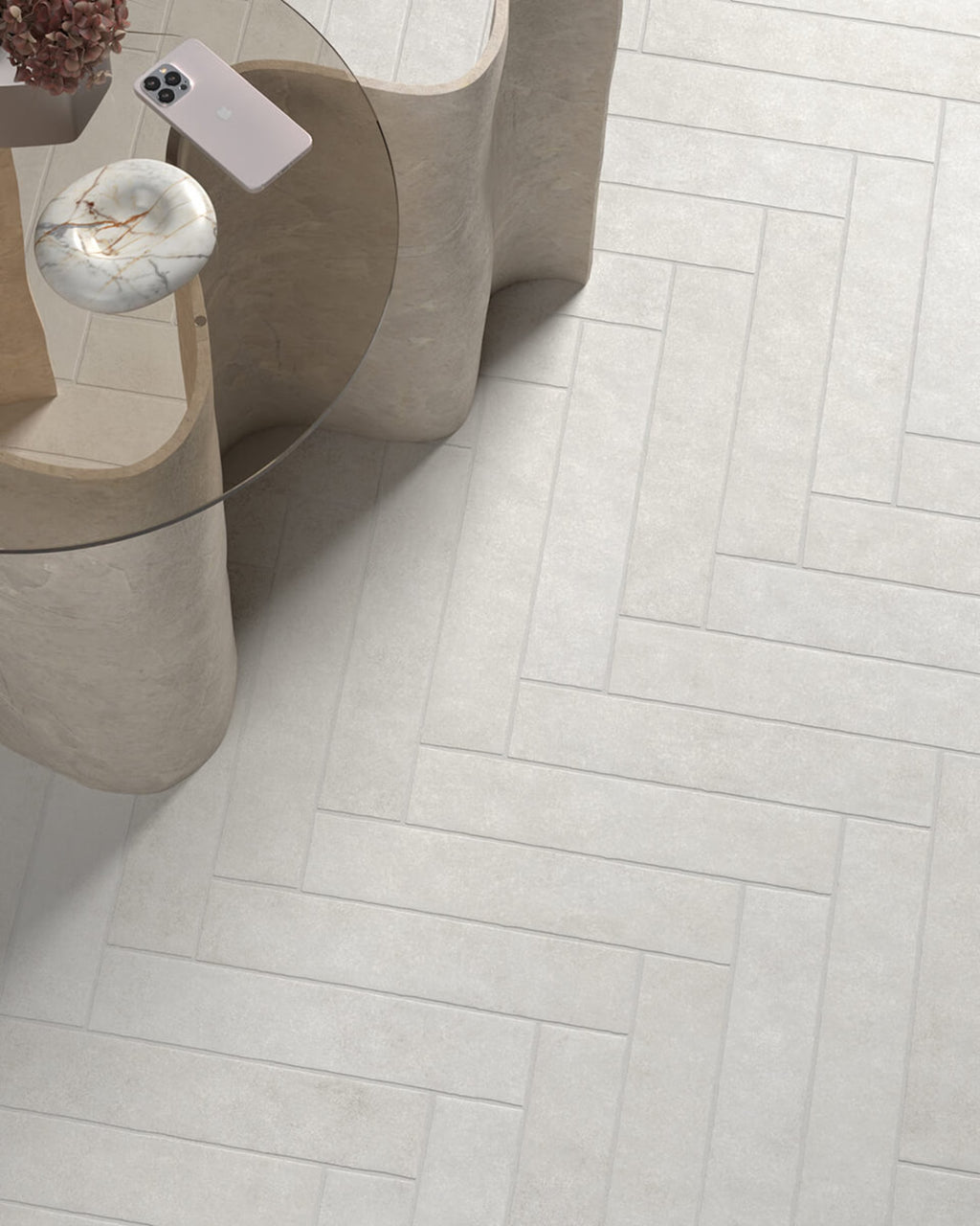 Serrato White Metro Tiles