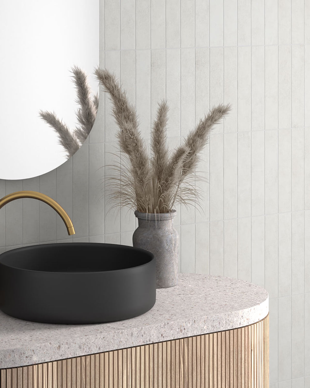 Serrato White Metro Tiles