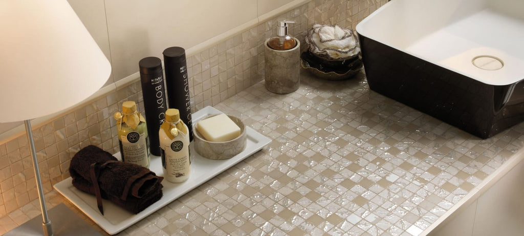 Four Seasons Spring Mosaic Cream Tiles 300x300mm