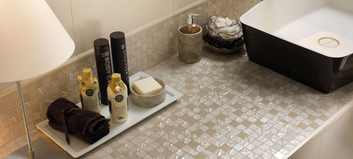 Four Seasons Spring Mosaic Cream Tiles 300x300mm