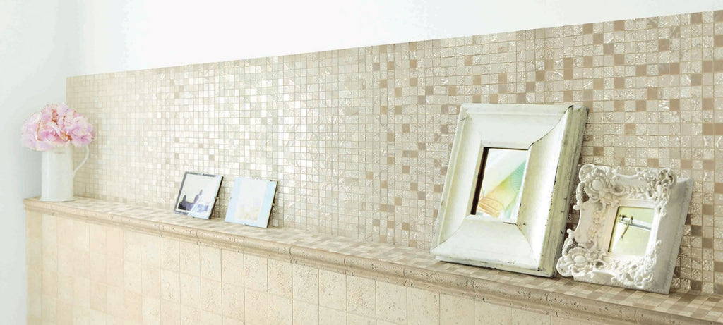 Four Seasons Spring Mosaic Cream Tiles 300x300mm