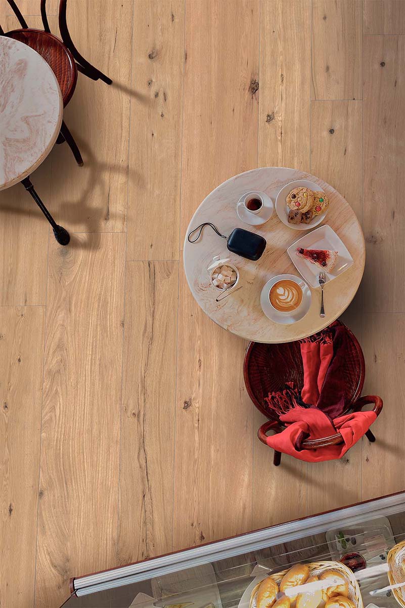 Padouk Beige tile - room shot 2