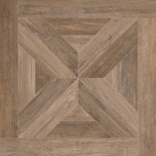 Royal Oak Brown Wood Effect Tiles 600x600mm