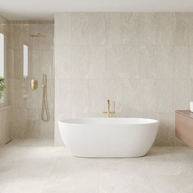 Aegea Cashmere Stone Effect Porcelain Tiles 608x316mm
