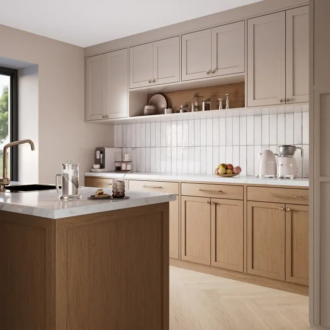 Sassuolo Blanco Gloss Brick Effect Tiles 300x600mm